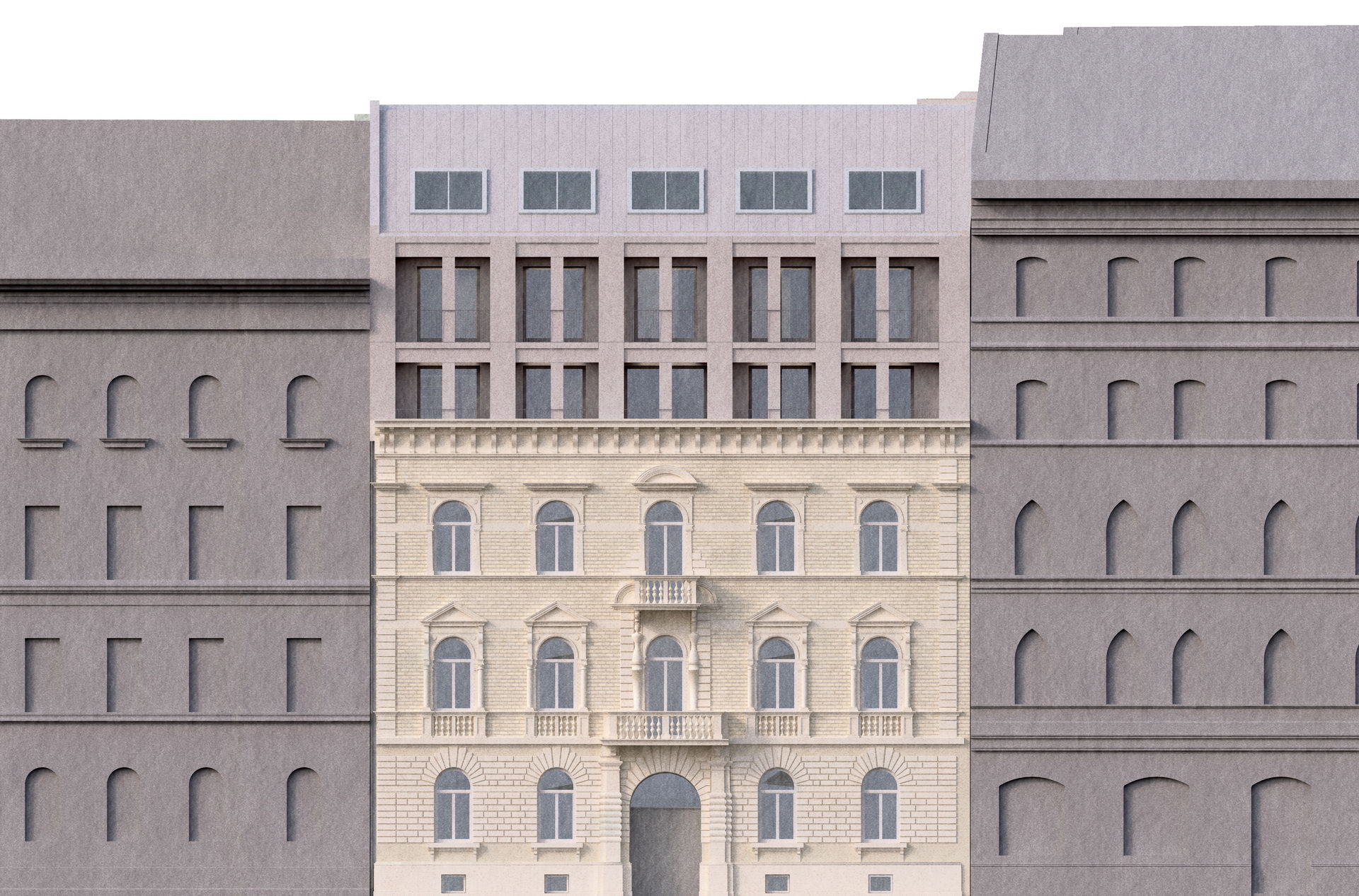 Társasház bővítés, Budapest