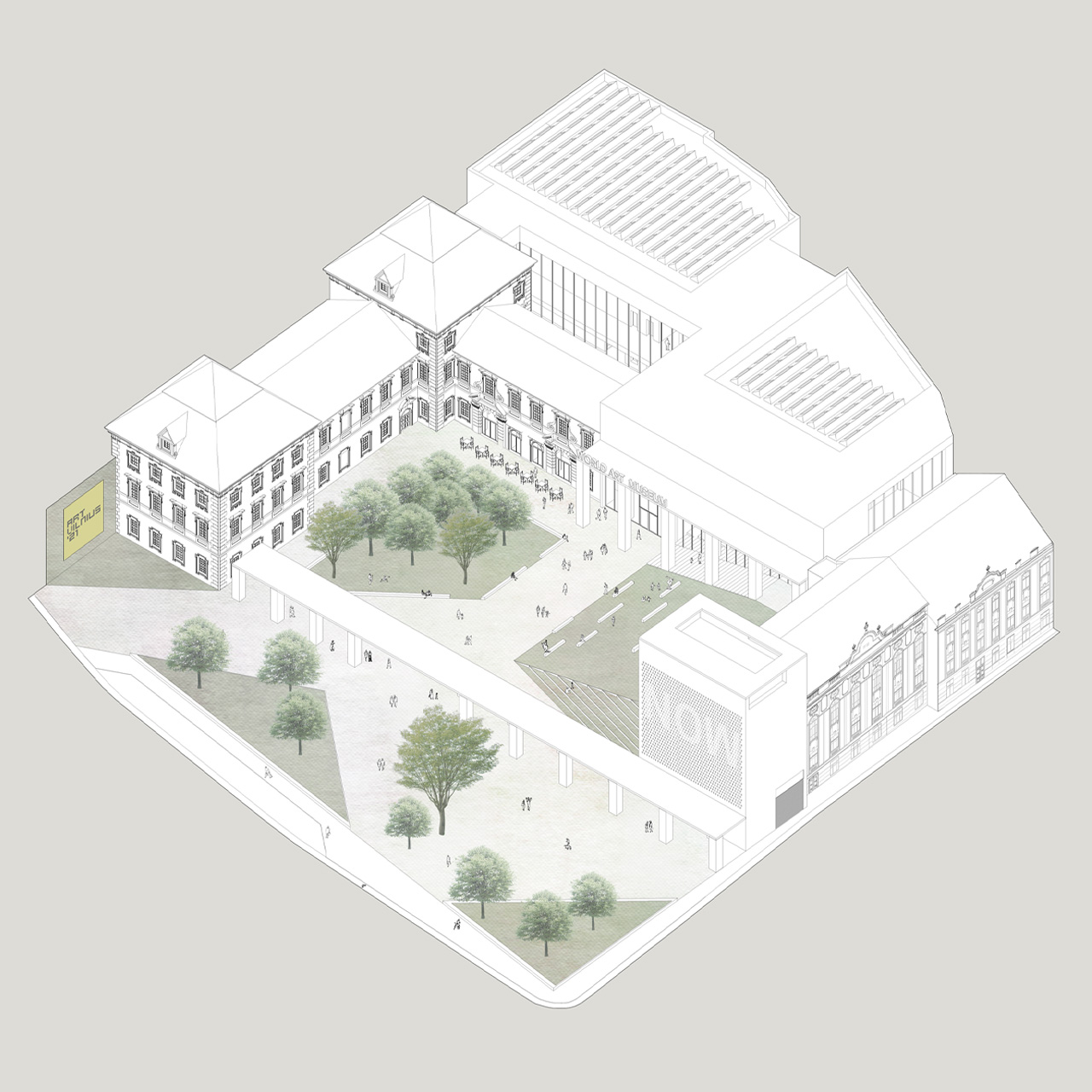 Litván Nemzeti Művészeti Múzeum, Radvila-palota bővítése
